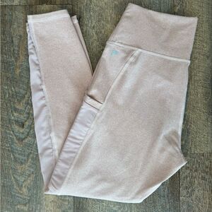 Fabletics Blush Pink Athletic Leggings with Pockets Women’s Size Small